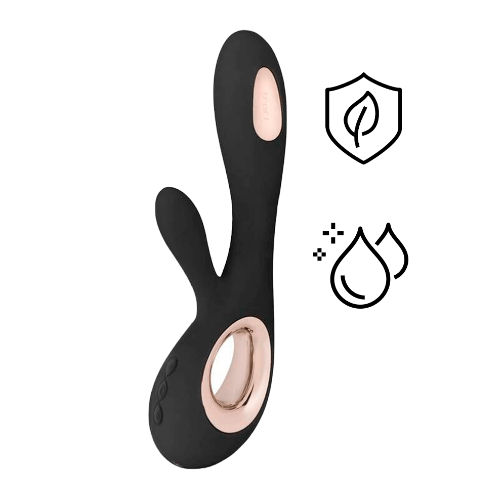 Soraya Wave Rabbit Vibrator - Black