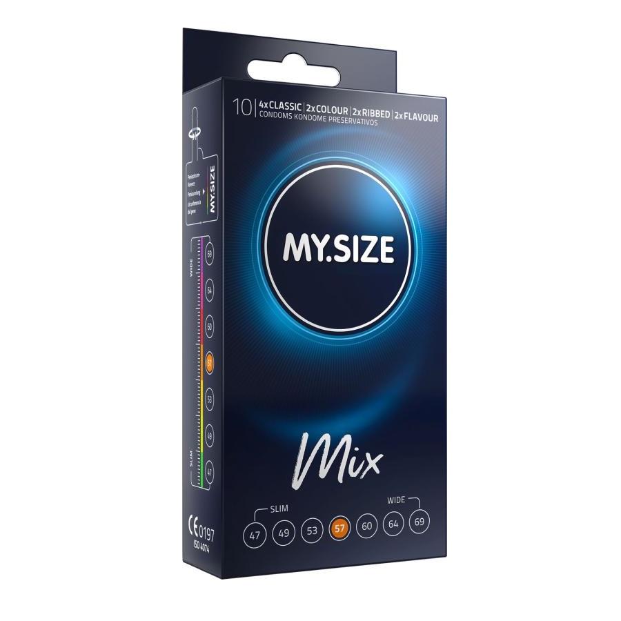 Mix Condoms 57mm 10's Pack