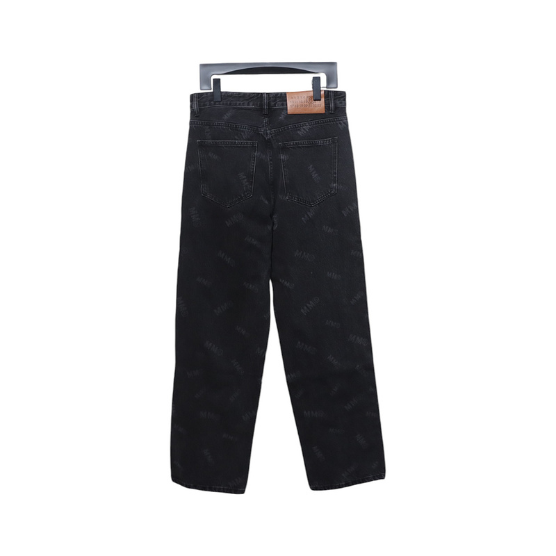 Margiela logo print jeans