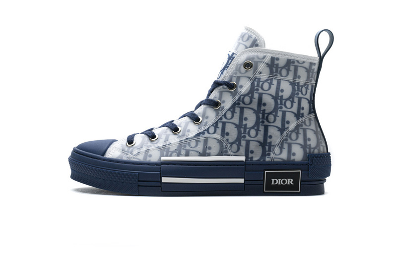 Dior B23 HT Oblique Transparency HIGH T00962H565 White Blue