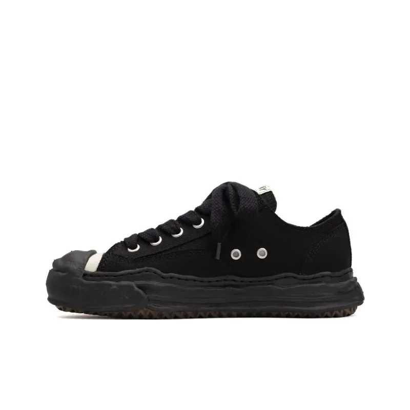 Maison MIHARA YASUHIRO Hank OG Sole Canvas Low All Black