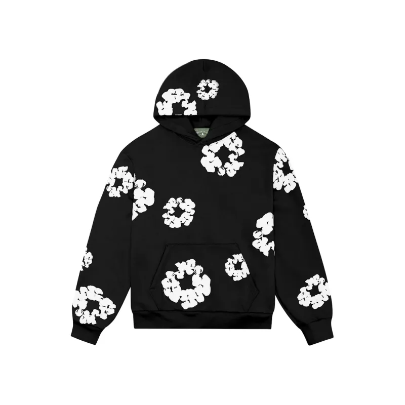 Denim Tears The Cotton Wreath Sweatshirt Black SS23