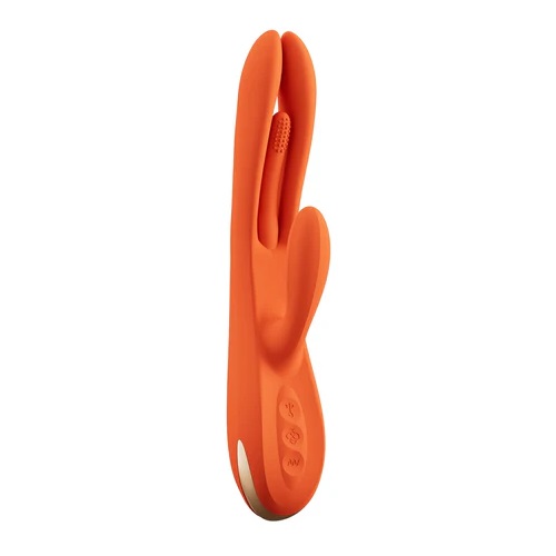 Terri Tapping Rabbit App Vibrator - Orange
