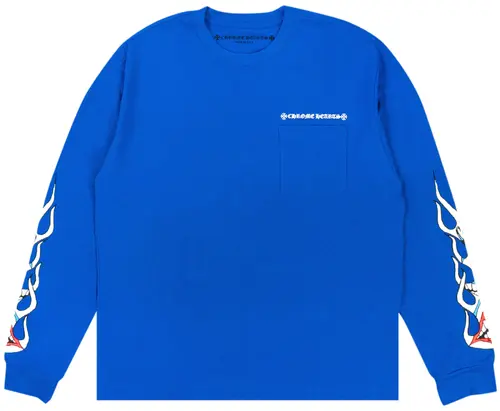 Chrome Hearts x Matty Boy Space Long-Sleeve T-Shirt ‘Blue’