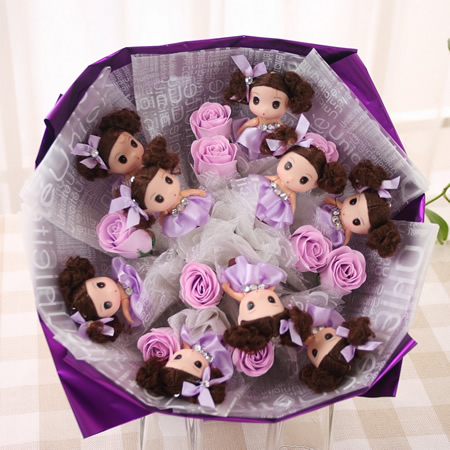 Confused Doll A-Purple