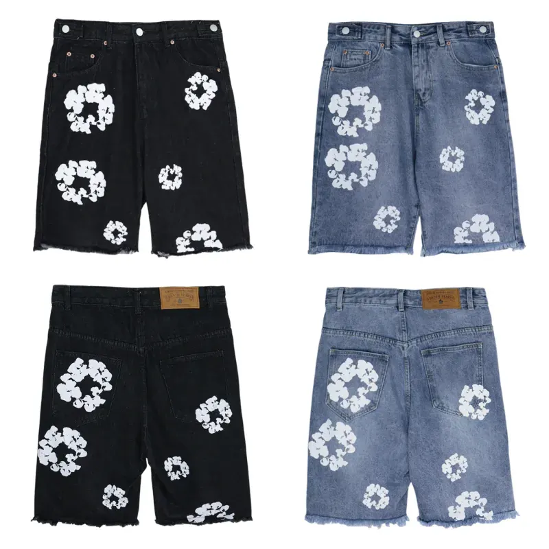 Denim Tears Jeans Shorts Black/Blue CX758615