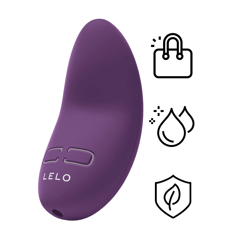 Lily 3 Mini Vibrator - Dark Plum