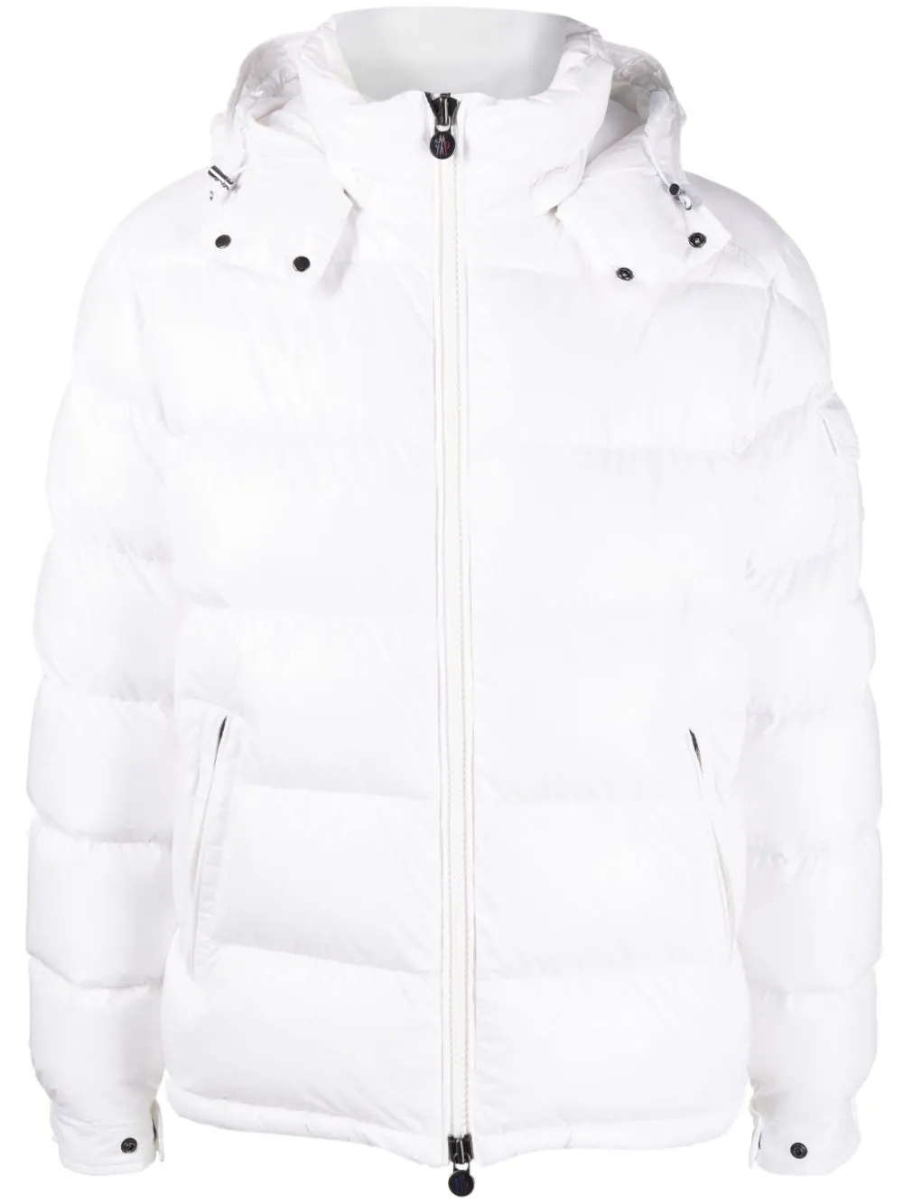 Moncler Maya hooded puffer jacket White