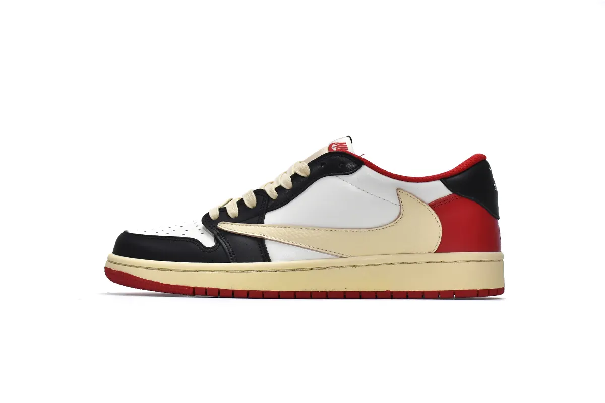 Travis Scott x Air Jordan 1 Low Black Red  DM7866-166