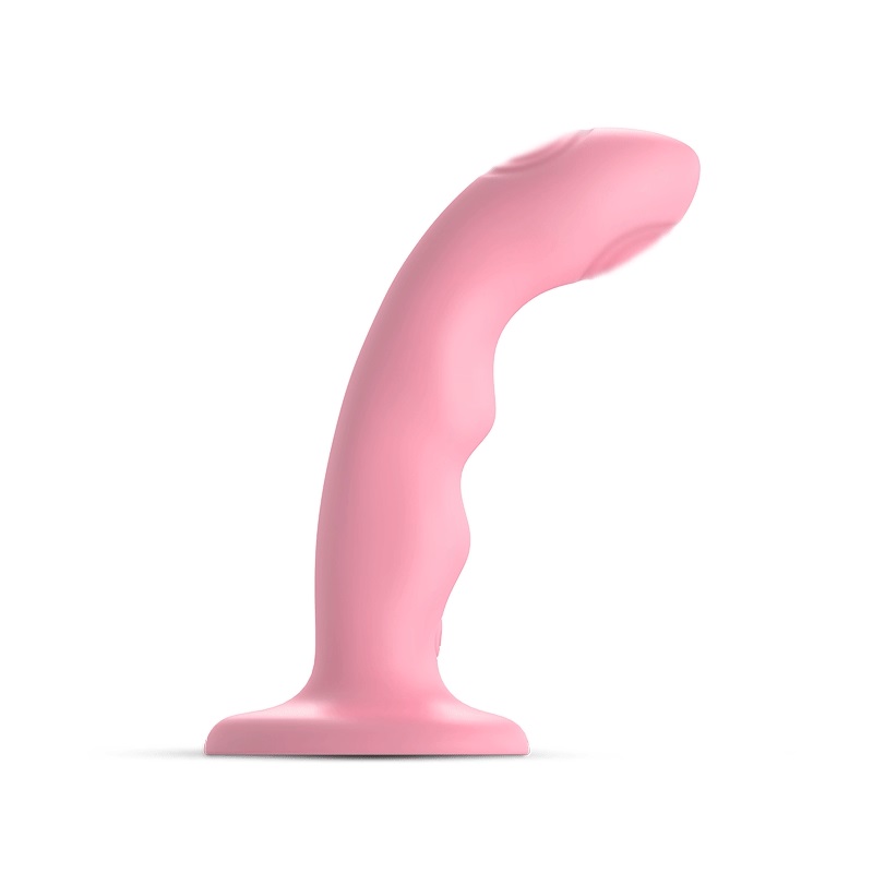 Wave Tapping Dildo - Coral Pink