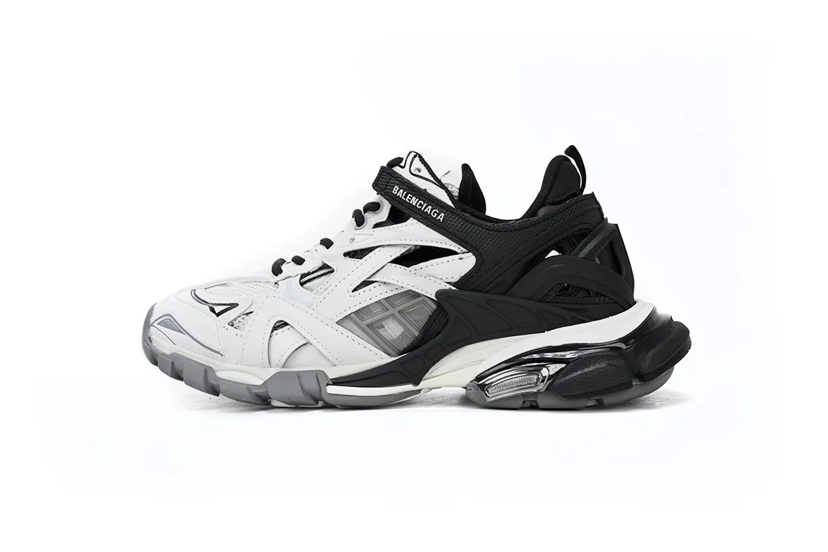 Balenciaga Track 2 Sneaker Black And White 568614 W2GN3 1090