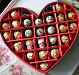 Creative Chocolate Baby I Love You