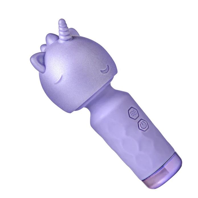 Unicorn Mini Wand Vibrator - Purple