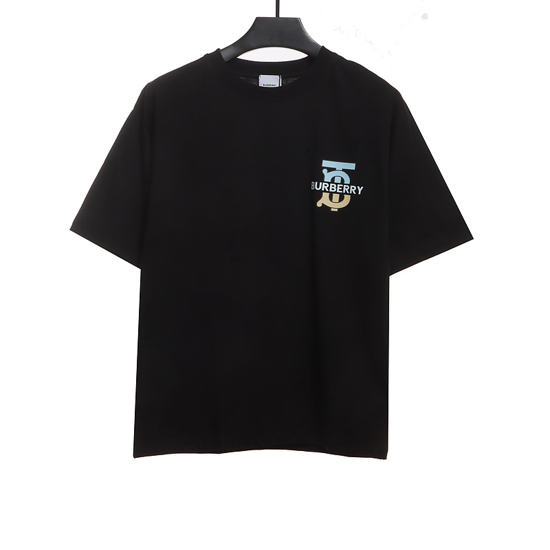 Burberry logo chest limited edition short sleeves black