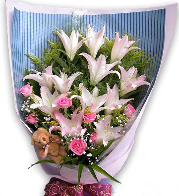 A beautiful lady in temperament