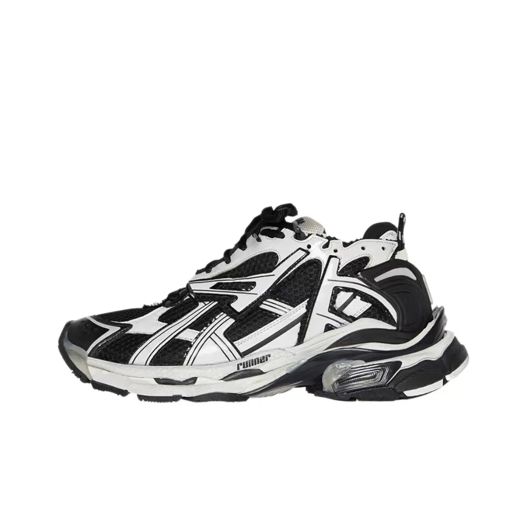 Balenciaga Runner White Black White