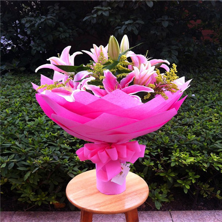Pink Flower Language