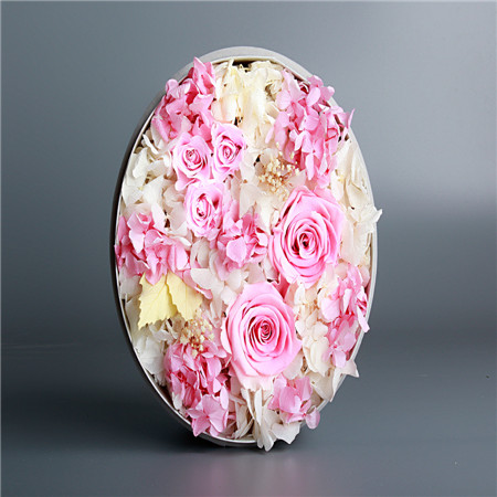 Big round box pink
