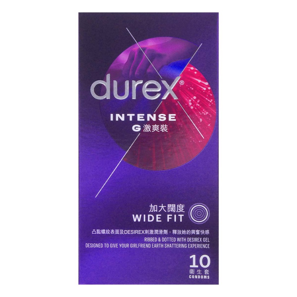 Intense Orgasmic Condoms 10's Pack