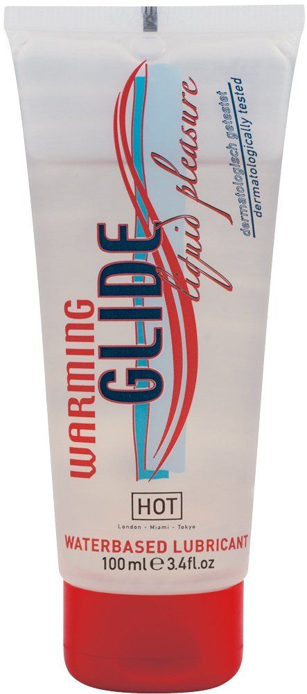Glide Liquid Pleasure Warming Lube Water-Based - 100ml