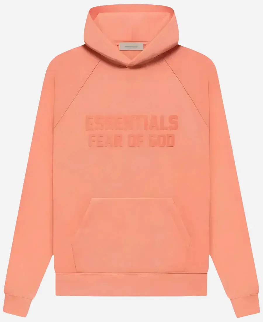 Fear of God Essentials Pullover Hoodie Coral