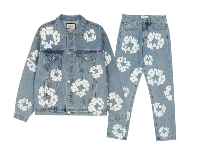 DENIM TEARS Jacket and jeans set