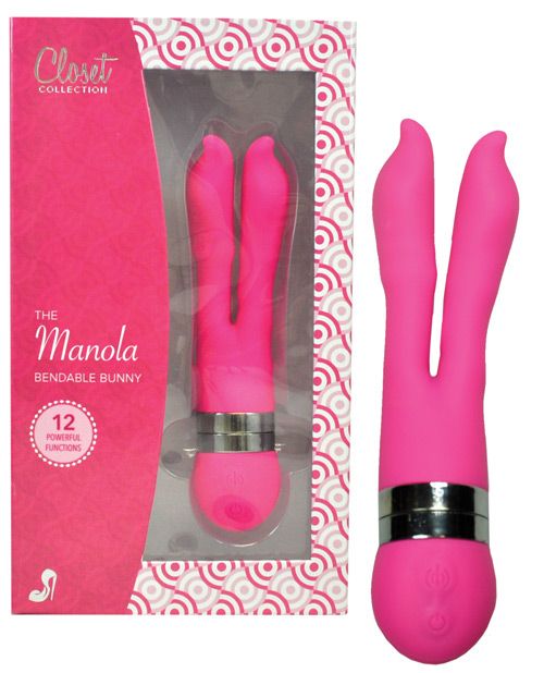 Manola Bendable Bunny - Pink