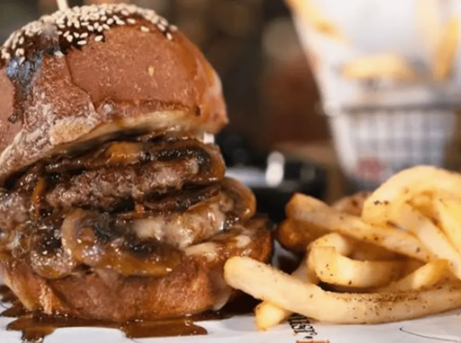 (Doordash) Double Wagyu BBQ Mushroom Nusret Burger