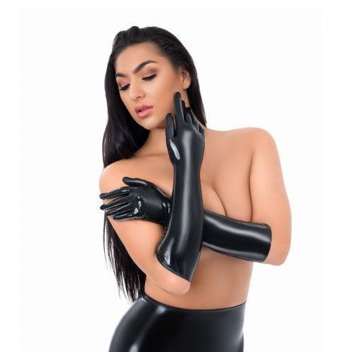 Latex Full Length Glove - S