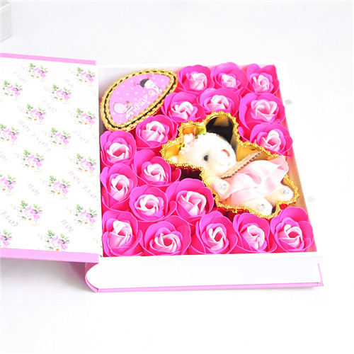 18 pink books Happy Teacher's Day