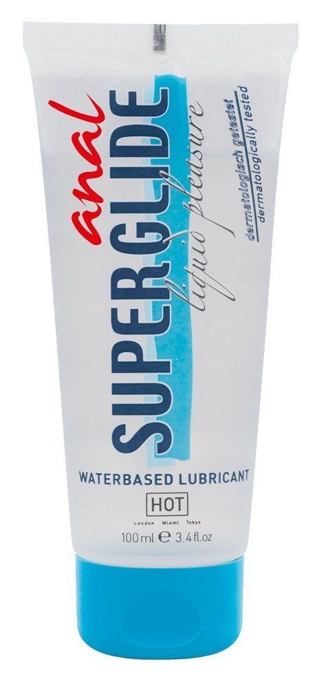 Superglide Liquid Pleasure Anal Lube Water-Based - 100ml