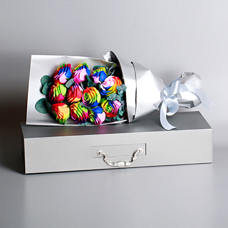 Colorful soap flowers-11 packs full bouquet