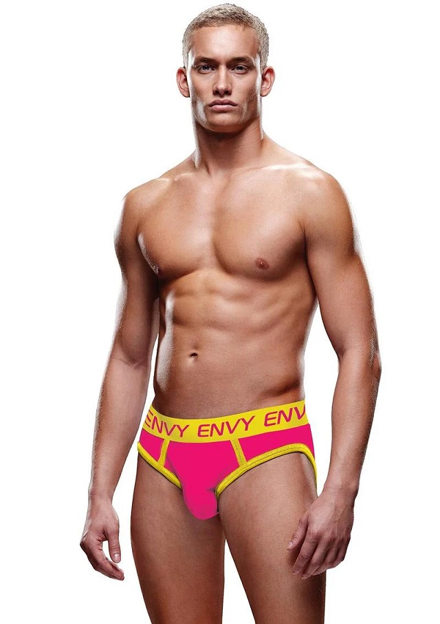 Solid Jock - Pink/Yellow - M/L
