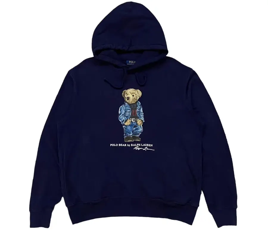 Polo Ralph Laurent Bear Hoodie Navy
