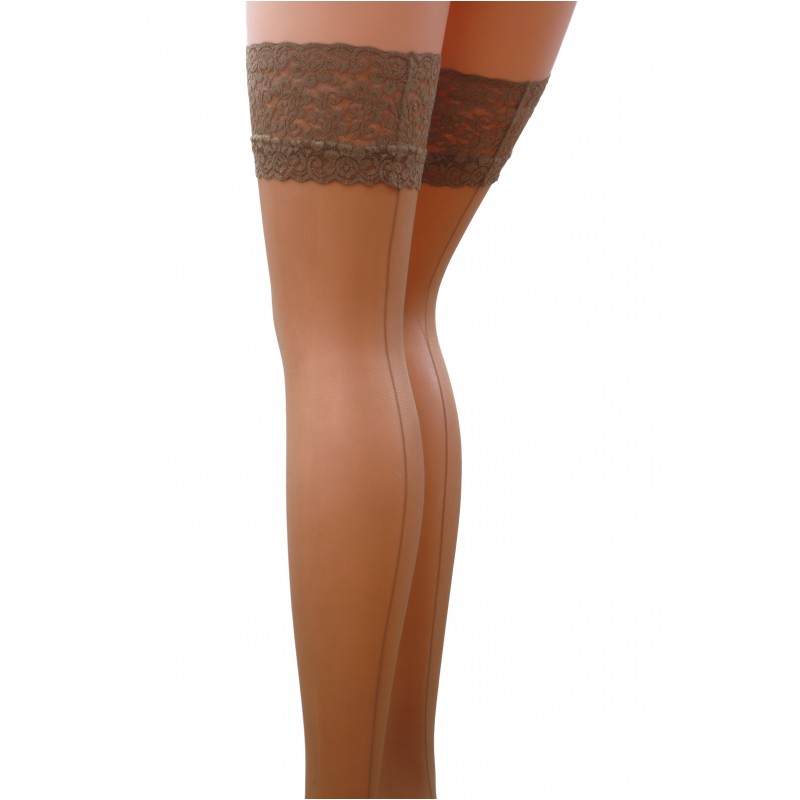 ST022 Stockings - Beige - 1/2