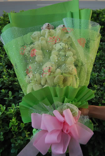 Cartoon bouquet-Happy Moment