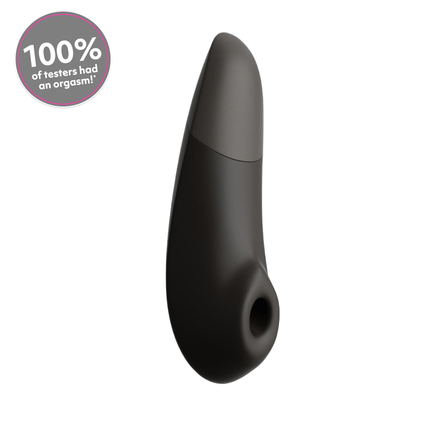Enhance Pleasure Air & Deep Vibration Clit Stimulator - Black
