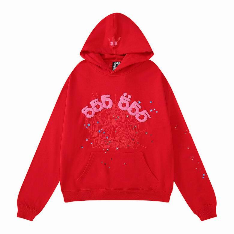 Sp5der Hoodie Red