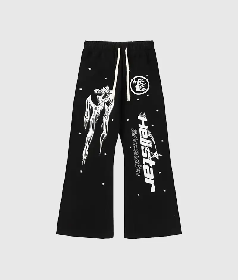 Hellstar Studios Records Tracksuit Black (single sweatpants)