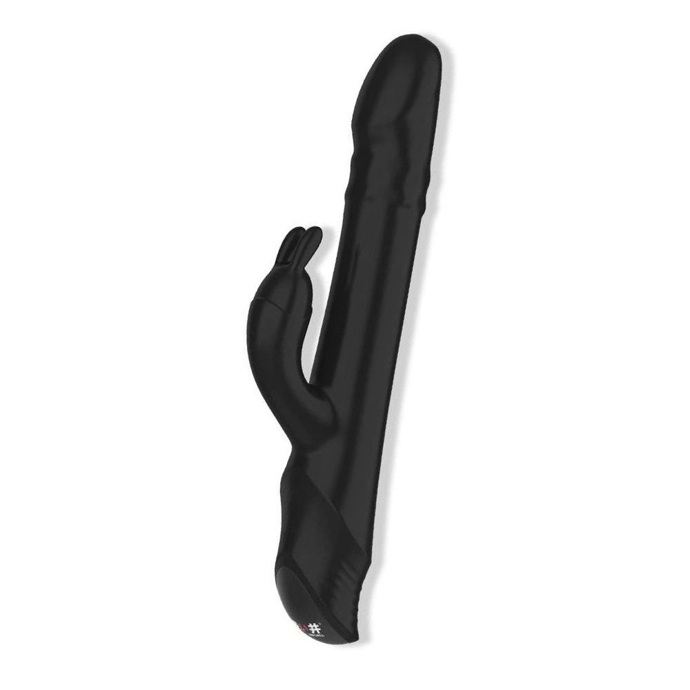Rotating & Thrusting Rabbit Vibrator - Black