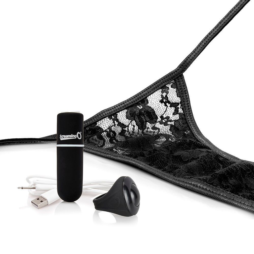 Charged Remote Control Panty Vibe - Black