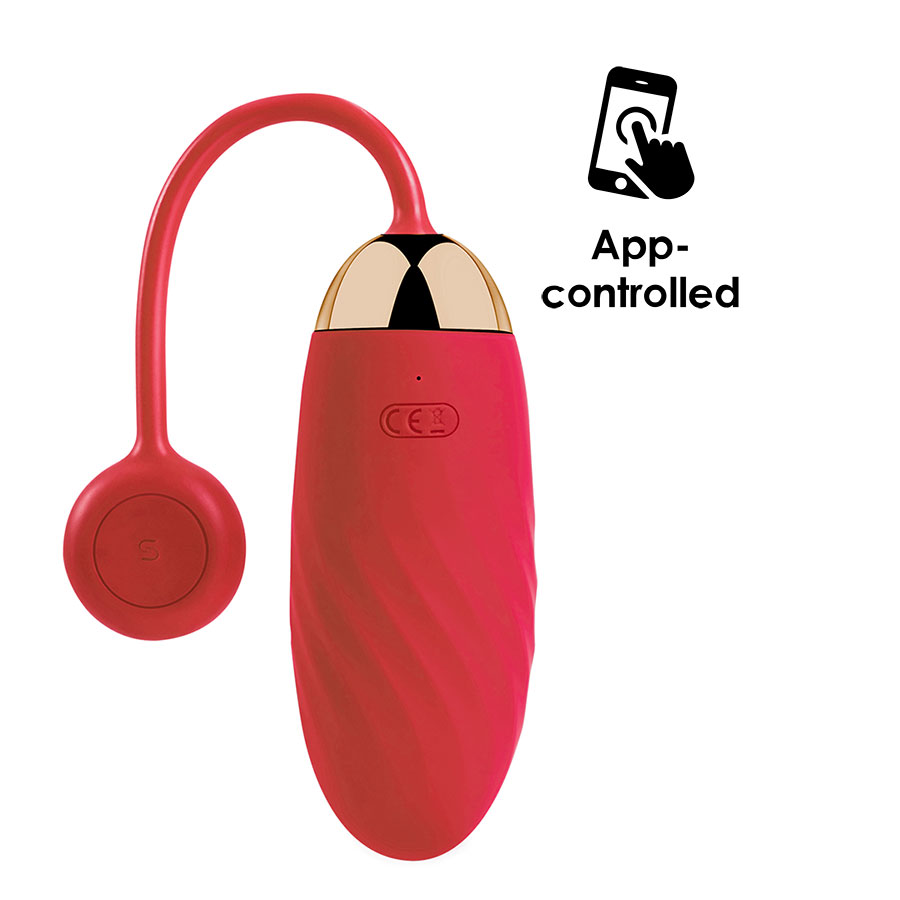 Ella APP Egg Vibrator- Red