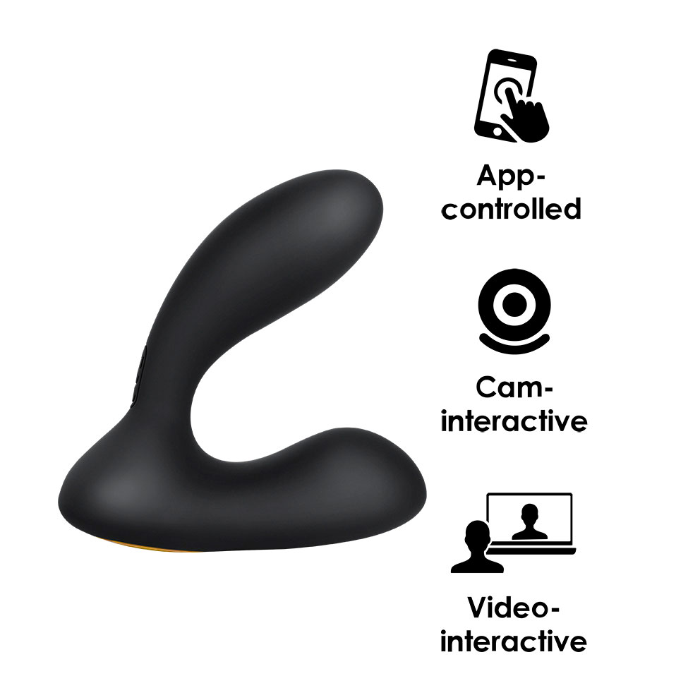 Vick Neo Interactive Prostate Vibrator - Black