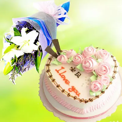 Flower Cake Set 4