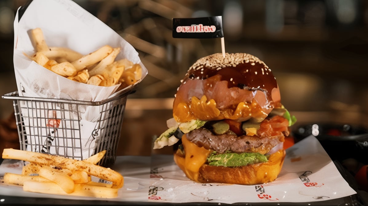 (Doordash) Nusret El Clasico - Double Wagyu Classic Cheeseburger
