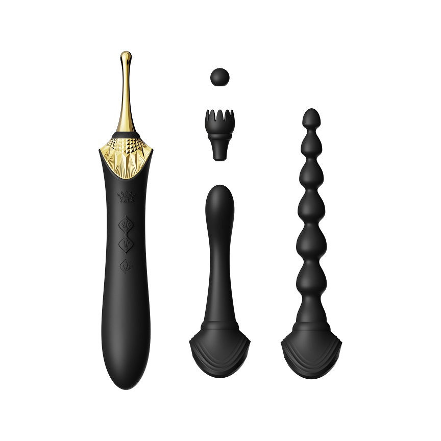 Bess 2 Heating Dual Vibrator - Obsidian Black