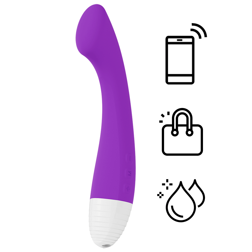 Moka Originals APP G-spot Vibrator - Purple