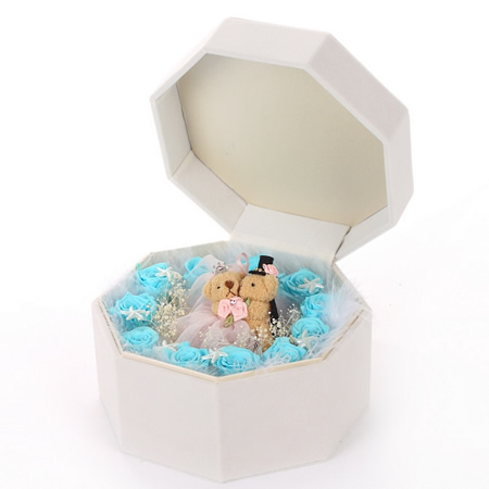 Preserve flowers Sky blue rose