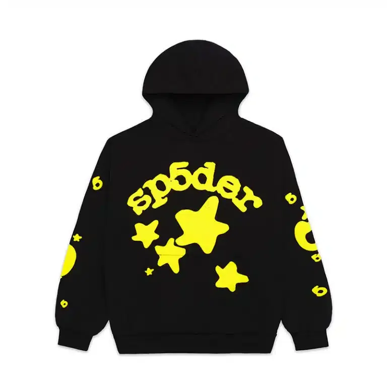 Sp5der Beluga Hoodie Onyx Yellow