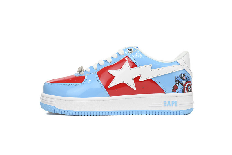 A Bathing Ape Bape Sta Low Captain America 1I73-291-903